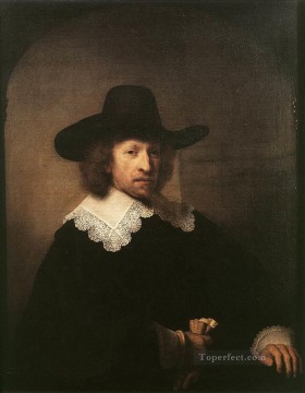  Nicolaas Pintura - Retrato de Nicolaas van Bambeeck Rembrandt